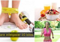 La mejor dieta para adelgazar 10 kilos en un mes y medio o 15 dias