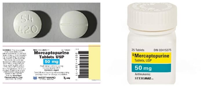 mercaptopurina administracion
