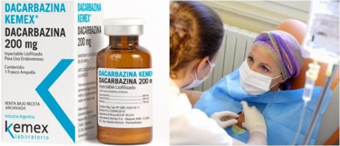 como se trata el melanoma con dacarbazina