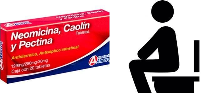 cual es la dosis de neomicina caolín y pectina
