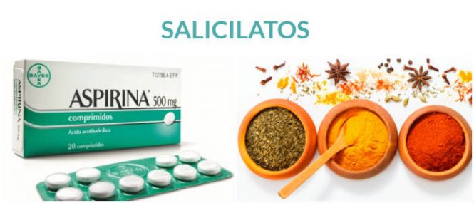 cuales son los alimentos con salicilatos