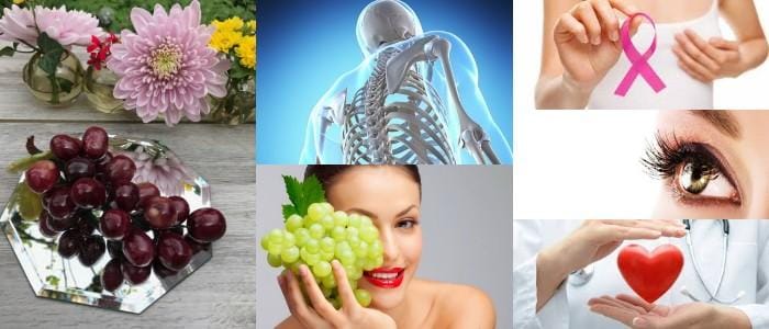 la presión arterial y los beneficios de comer uvas
