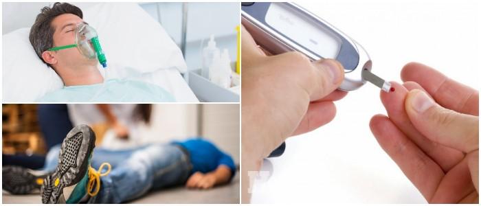 relación entre el coma diabetico y el azúcar alta